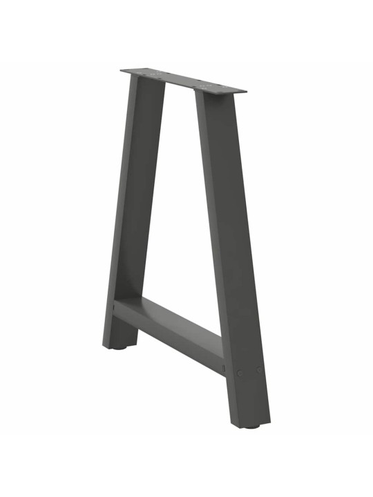 SÖÖGILAUA JALAD, A-KUJULISED, 2 TK, ANTRATSIITHALL, 80 X (72–73) CM, TERAS