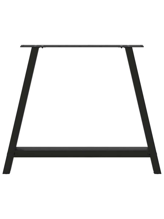 SÖÖGILAUA JALAD, A-KUJULISED, 2 TK, MUSTAD, 90 X (72–73) CM, TERASEST