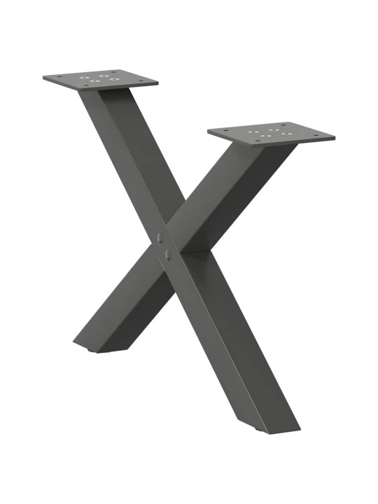KOHVILAUA JALAD, X-KUJULISED, 2 TK, ANTRATSIITHALL, 50 X (30-31) CM, TERAS