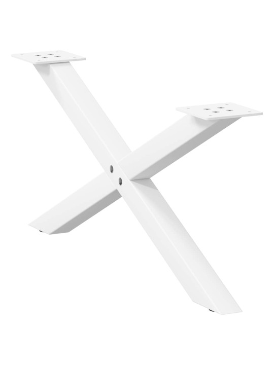 KOHVILAUA JALAD X-KUJULISED, 2 TK, VALGED, 70 X (30–31) CM, TERAS