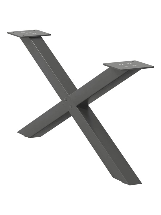 KOHVILAUA JALAD, X-KUJULISED, 2 TK, ANTRATSIITHALL, 70 X (30–31) CM, TERAS