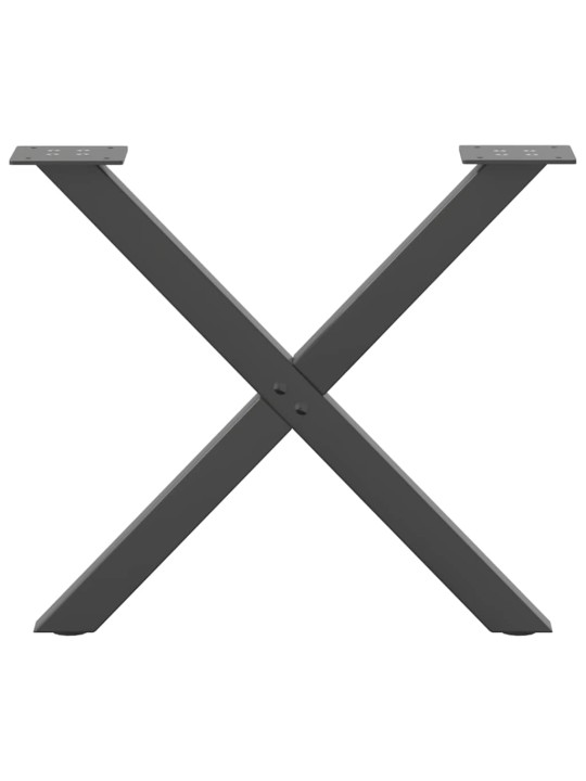 KOHVILAUA JALAD, X-KUJULISED, 2 TK, ANTRATSIITHALL, 60 X (42–43) CM, TERAS