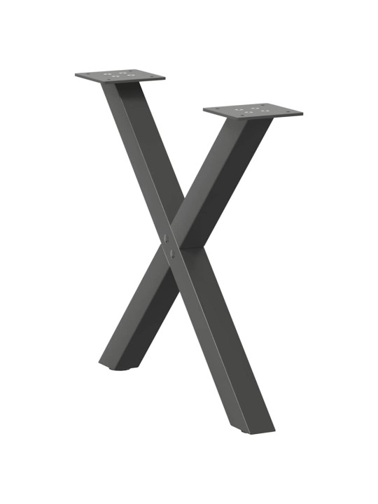 KOHVILAUA JALAD, X-KUJULISED, 2 TK, ANTRATSIITHALL, 60 X (42–43) CM, TERAS