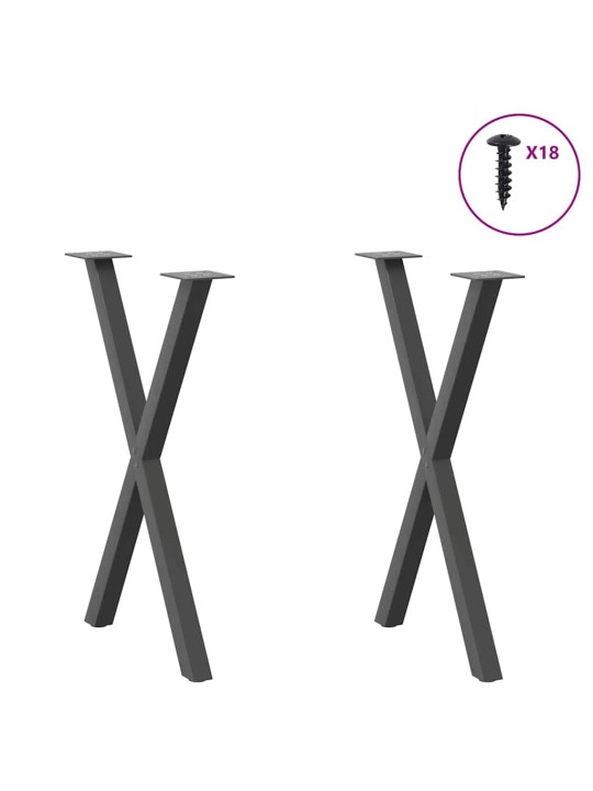 SÖÖGILAUA JALAD, X-KUJULISED, 2 TK, ANTRATSIITHALL, 50 X (72–73) CM, TERAS