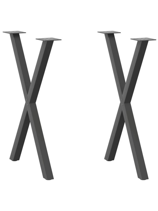 SÖÖGILAUA JALAD, X-KUJULISED, 2 TK, ANTRATSIITHALL, 60 X (72-73) CM, TERAS