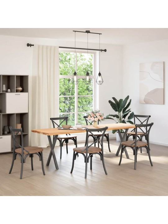 SÖÖGILAUA JALAD, X-KUJULISED, 2 TK, ANTRATSIITHALL, 60 X (72-73) CM, TERAS