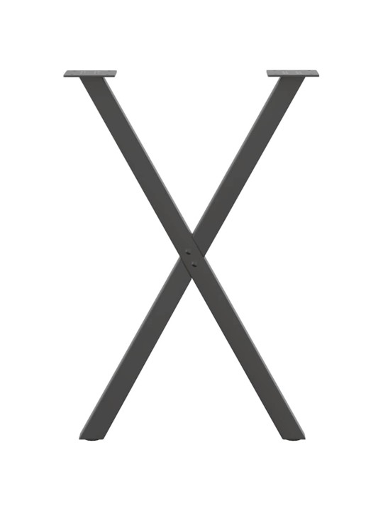 SÖÖGILAUA JALAD, X-KUJULISED, 2 TK, ANTRATSIITHALL, 60 X (72-73) CM, TERAS