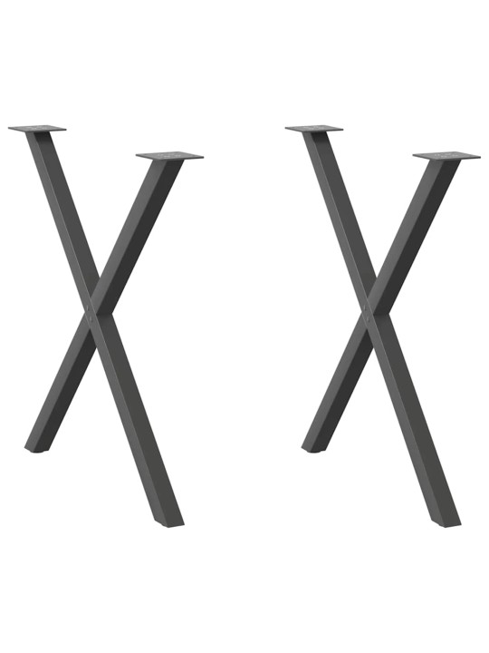 SÖÖGILAUA JALAD, 2 TK, X-KUJULISED, ANTRATSIITHALL, 70 X (72–73) CM, TERAS