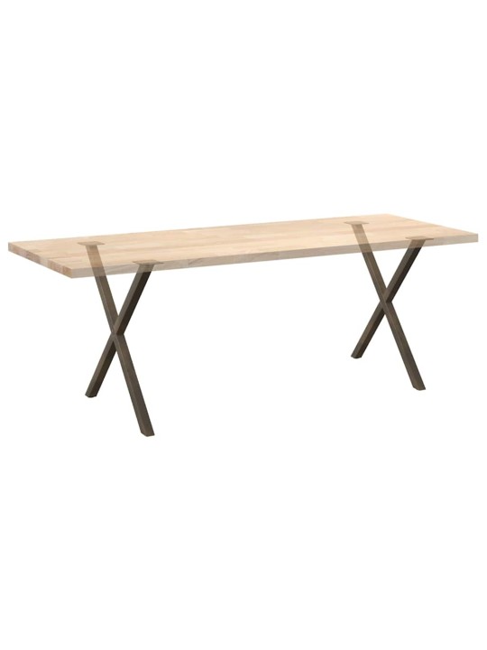 SÖÖGILAUA JALAD, X-KUJULISED, 2 TK, NATURAALNE TERAS, 70 X (72–73) CM, TERAS