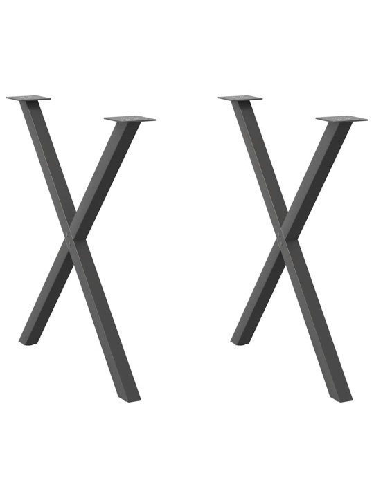 SÖÖGILAUA JALAD, X-KUJULISED, 2 TK, ANTRATSIITHALL, 80 X (72–73) CM, TERAS