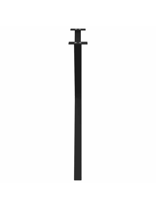 SÖÖGILAUA JALAD, X-KUJULISED, 2 TK, MUSTAD, 90 X (72–73) CM, TERAS