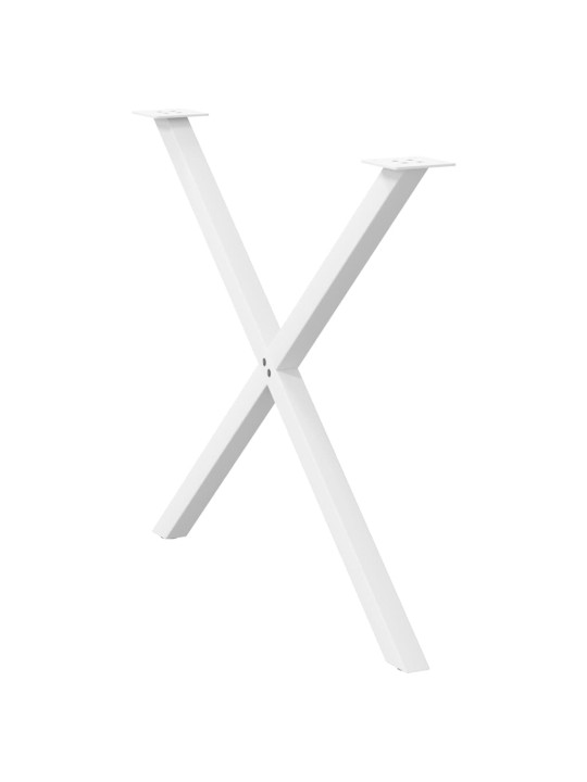 SÖÖGILAUA JALAD, X-KUJULISED, 2 TK, VALGED, 90 X (72–73) CM, TERAS