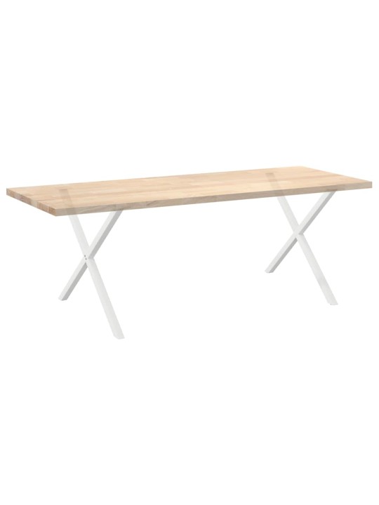 SÖÖGILAUA JALAD, X-KUJULISED, 2 TK, VALGED, 90 X (72–73) CM, TERAS