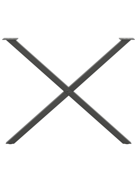 SÖÖGILAUA JALAD, X-KUJULISED, 2 TK, ANTRATSIITHALL, 90 X (72–73) CM, TERAS