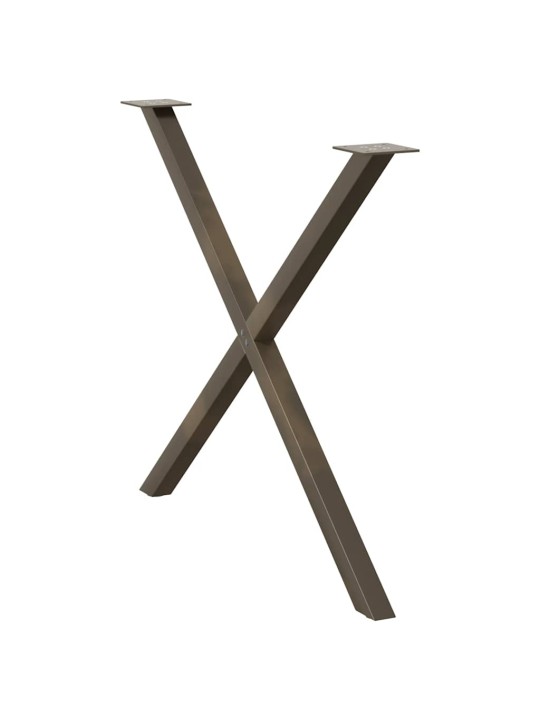 SÖÖGILAUA JALAD X-KUJULISED 2 TK, NATURAALNE TERAS, 90 X (72–73) CM, TERAS