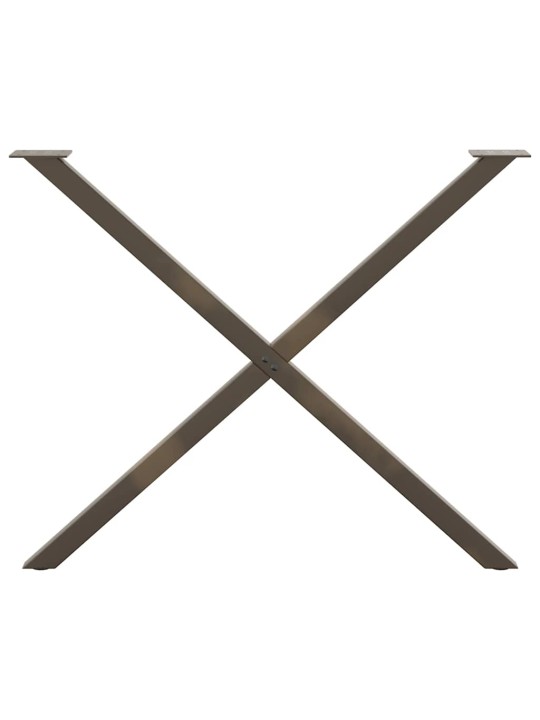 SÖÖGILAUA JALAD X-KUJULISED 2 TK, NATURAALNE TERAS, 90 X (72–73) CM, TERAS