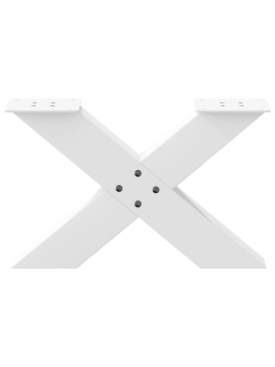 KOHVILAUA JALAD X-KUJULISED 2 TK VALGED 60 X (30-31) CM TERASEST
