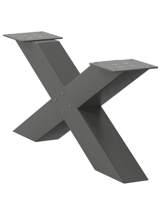 KOHVILAUA JALAD, X-KUJULISED, 2 TK, ANTRATSIITHALL, 70 X (30–31) CM, TERAS