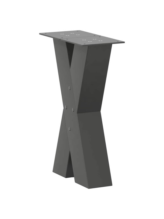 KOHVILAUA JALAD, X-KUJULISED, 2 TK, ANTRATSIITHALL, 38 X (42–43) CM, TERAS
