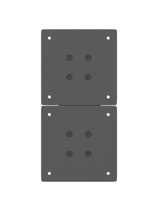 KOHVILAUA JALAD, X-KUJULISED, 2 TK, ANTRATSIITHALL, 38 X (42–43) CM, TERAS