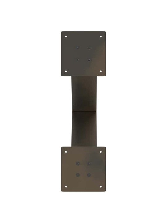 KOHVILAUA JALAD X-KUJULISED 2 TK, NATURAALNE TERAS, 60 X (42–43) CM, TERAS