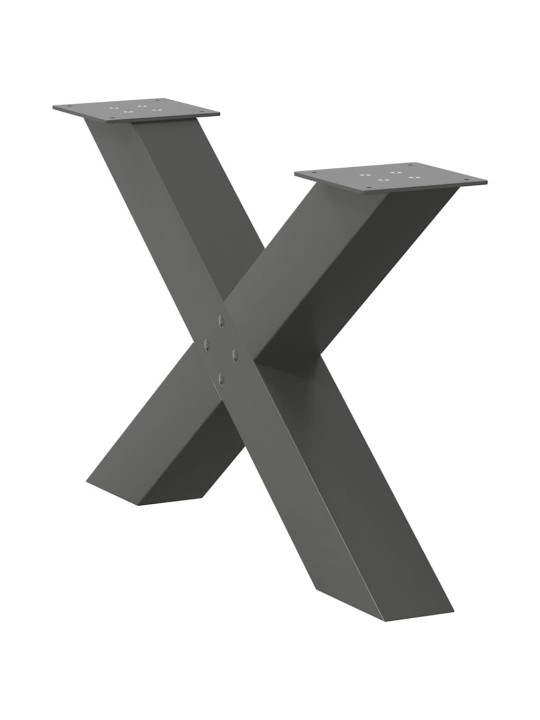 KOHVILAUA JALAD, X-KUJULISED, 2 TK, ANTRATSIITHALL, 70 X (42–43) CM, TERAS