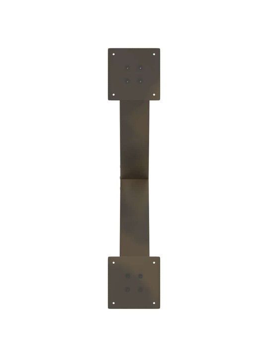KOHVILAUA JALAD X-KUJULISED 2 TK, NATURAALNE TERAS, 70 X (42–43) CM, TERAS