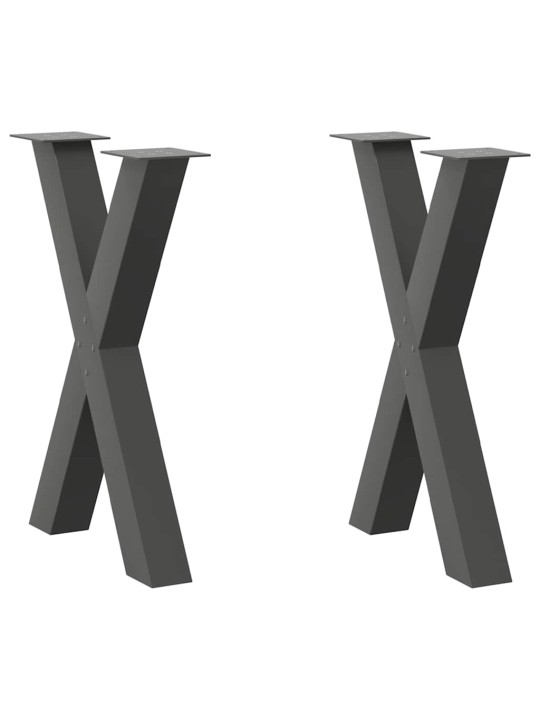 SÖÖGILAUA JALAD, X-KUJULISED, 2 TK, ANTRATSIITHALL, 50 X (72–73) CM, TERAS
