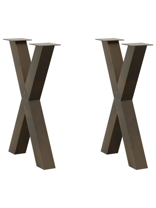SÖÖGILAUA JALAD, X-KUJULISED, 2 TK, NATURAALNE TERAS, 50 X (72–73) CM, TERAS