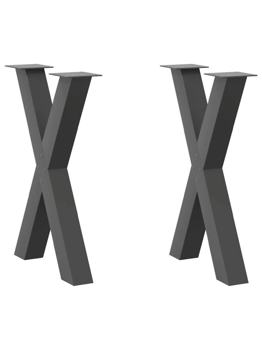 SÖÖGILAUA JALAD, X-KUJULISED, 2 TK, ANTRATSIITHALL, 60 X (72-73) CM, TERAS