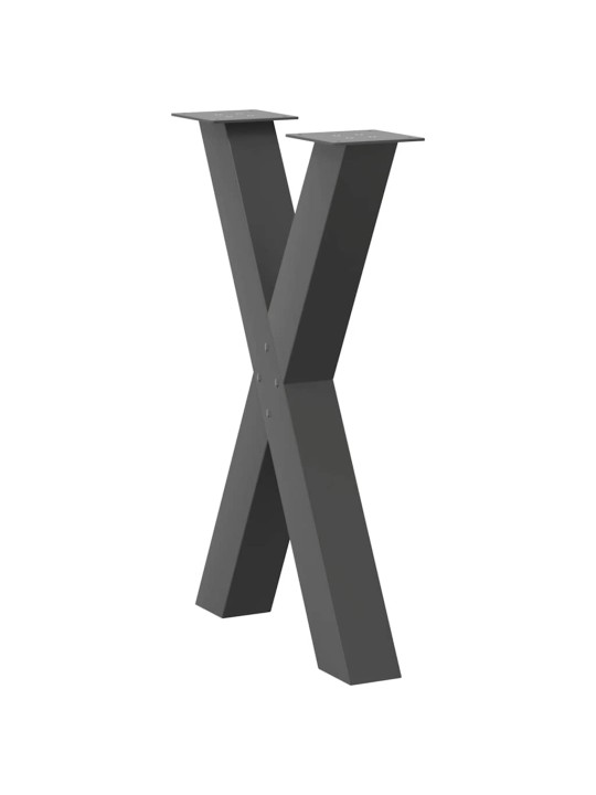 SÖÖGILAUA JALAD, X-KUJULISED, 2 TK, ANTRATSIITHALL, 60 X (72-73) CM, TERAS