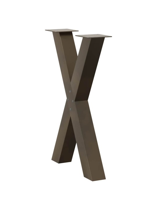 SÖÖGILAUA JALAD, 2 TK, X-KUJULISED, NATURAALNE TERAS, 60 X (72–73) CM, TERAS