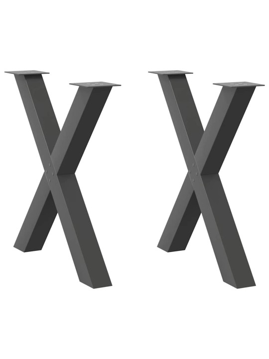 SÖÖGILAUA JALAD, 2 TK, X-KUJULISED, ANTRATSIITHALL, 70 X (72–73) CM, TERAS