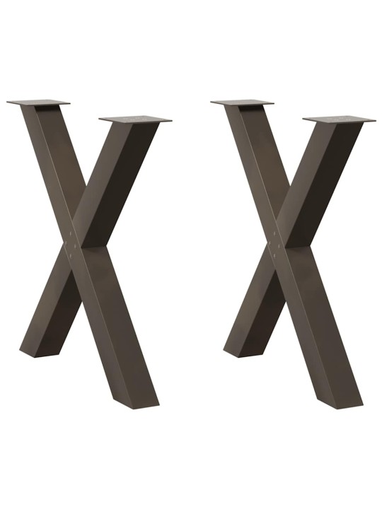 SÖÖGILAUA JALAD, X-KUJULISED, 2 TK, NATURAALNE TERAS, 70 X (72–73) CM, TERAS