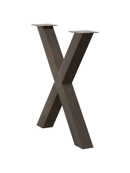 SÖÖGILAUA JALAD, X-KUJULISED, 2 TK, NATURAALNE TERAS, 70 X (72–73) CM, TERAS