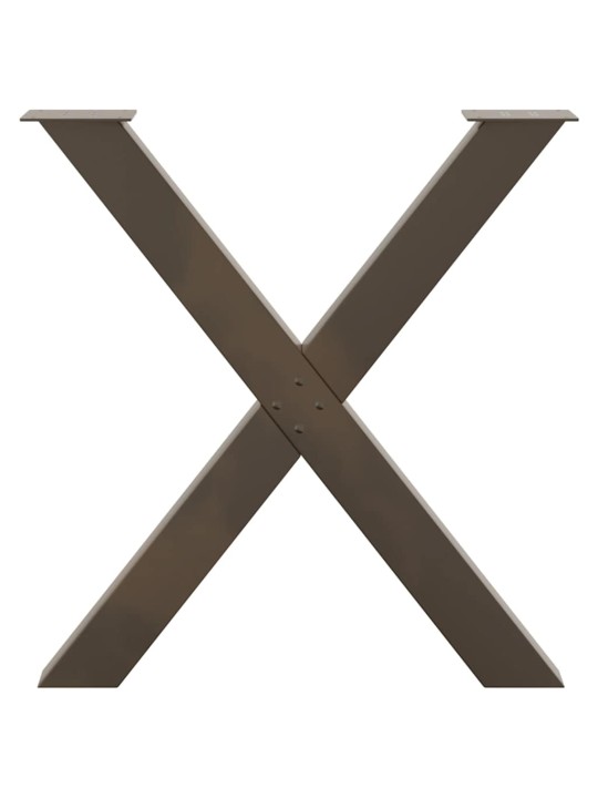 SÖÖGILAUA JALAD, X-KUJULISED, 2 TK, NATURAALNE TERAS, 70 X (72–73) CM, TERAS