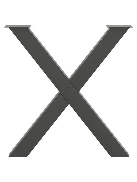 SÖÖGILAUA JALAD, X-KUJULISED, 2 TK, ANTRATSIITHALL, 80 X (72–73) CM, TERAS
