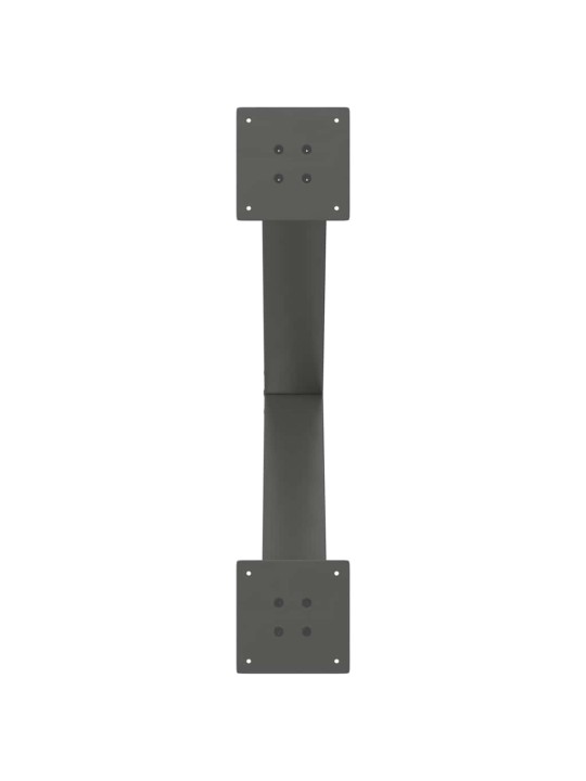 SÖÖGILAUA JALAD, X-KUJULISED, 2 TK, ANTRATSIITHALL, 80 X (72–73) CM, TERAS