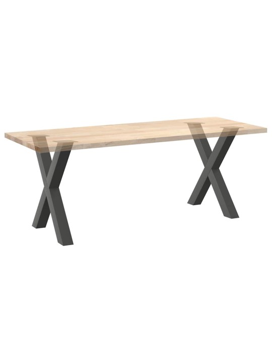 SÖÖGILAUA JALAD, X-KUJULISED, 2 TK, ANTRATSIITHALL, 80 X (72–73) CM, TERAS