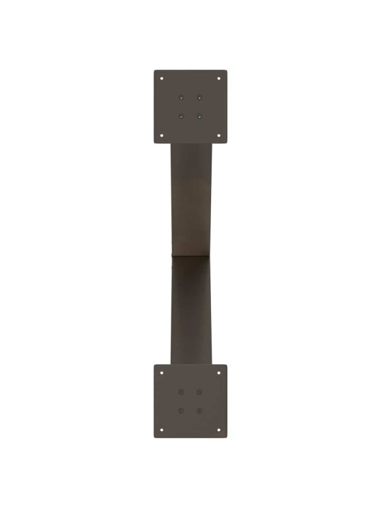 SÖÖGILAUA JALAD X-KUJULISED 2 TK, NATURAALNE TERAS, 80 X (72–73) CM, TERAS