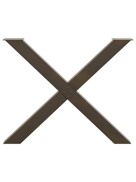 SÖÖGILAUA JALAD X-KUJULISED 2 TK, NATURAALNE TERAS, 90 X (72–73) CM, TERAS