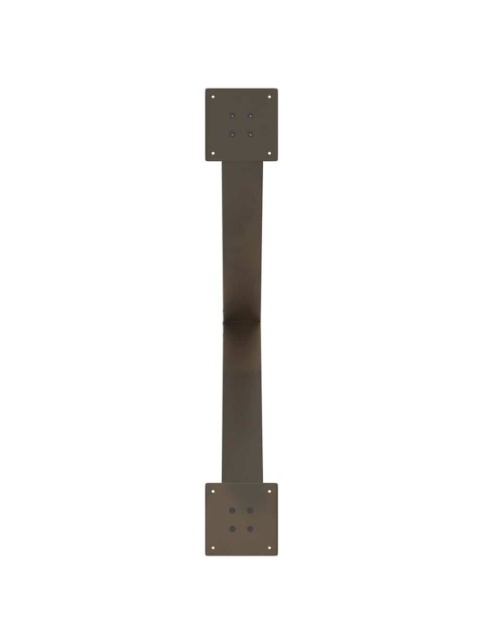 SÖÖGILAUA JALAD X-KUJULISED 2 TK, NATURAALNE TERAS, 90 X (72–73) CM, TERAS