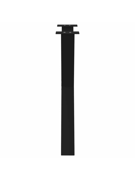 SÖÖGILAUA JALAD, 3 TK, X-KUJULISED, MUSTAD, 80 X (72–73) CM, TERAS
