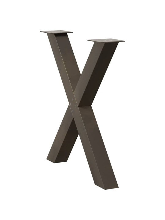 SÖÖGILAUA JALAD, 3 TK, X-KUJULISED, NATURAALNE TERAS, 80 X (72–73) CM, TERAS