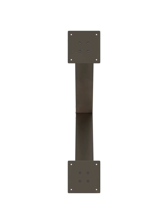 SÖÖGILAUA JALAD, 3 TK, X-KUJULISED, NATURAALNE TERAS, 80 X (72–73) CM, TERAS
