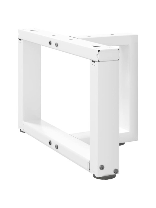 KOHVILAUA JALAD T-KUJULISED 2 TK VALGED 40 X 25 X (30-31) CM TERASEST
