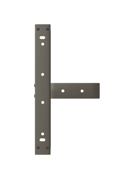 KOHVILAUA JALAD T-KUJULISED 2 TK MUSTAD 40 X 25 X (30-31) CM TERASEST