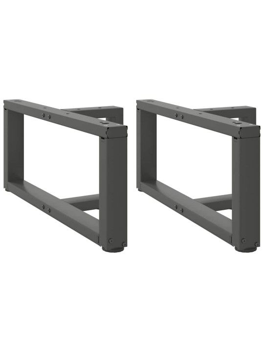 KOHVILAUA JALAD T-KUJULISED 2 TK, ANTRATSIITHALL, 60 X 25 X (30-31) CM, TERAS