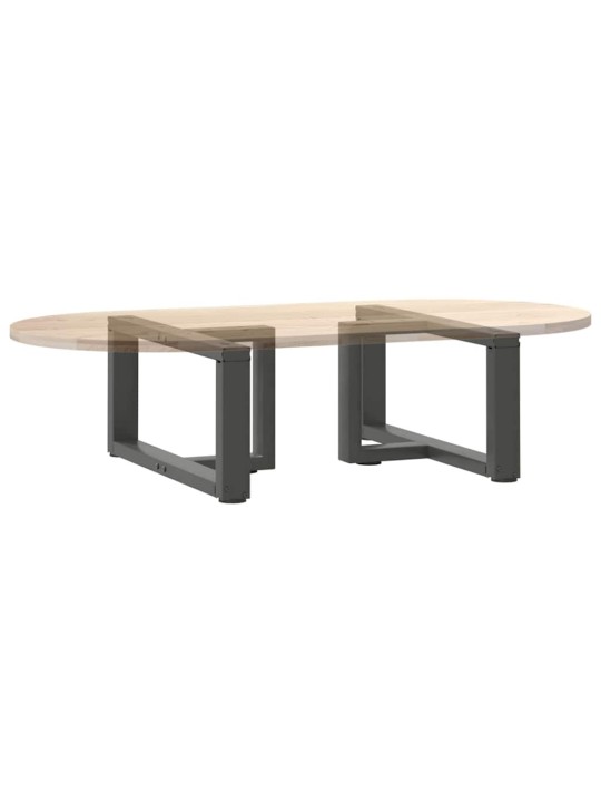 KOHVILAUA JALAD T-KUJULISED 2 TK, ANTRATSIITHALL, 60 X 25 X (30-31) CM, TERAS