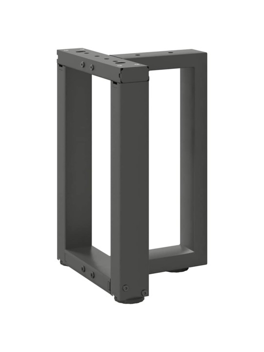 KOHVILAUA JALAD T-KUJULISED 2 TK, ANTRATSIITHALL, 38 X 25 X (42-43) CM, TERAS